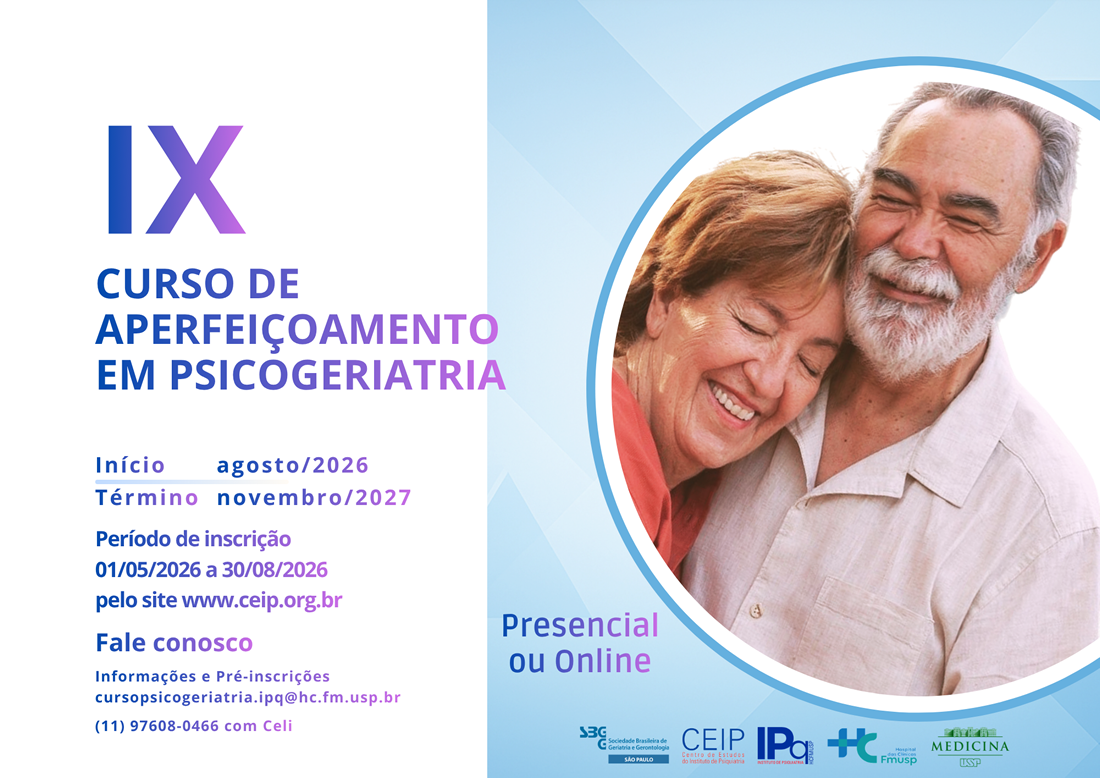 IX CURSO DE APERFEIÇOAMENTO EM PSICOGERIATRIA